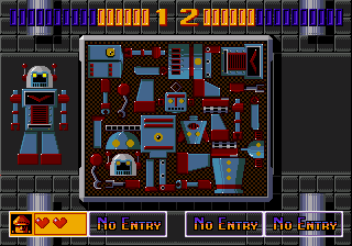 ロボットのパーツを集めてロボットを作った