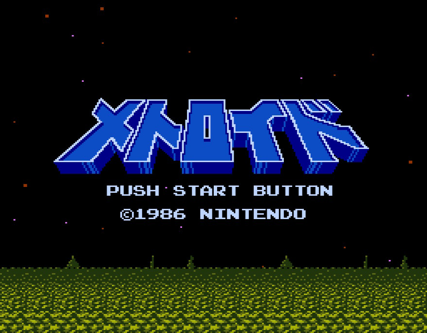 メトロイドタイトル画面