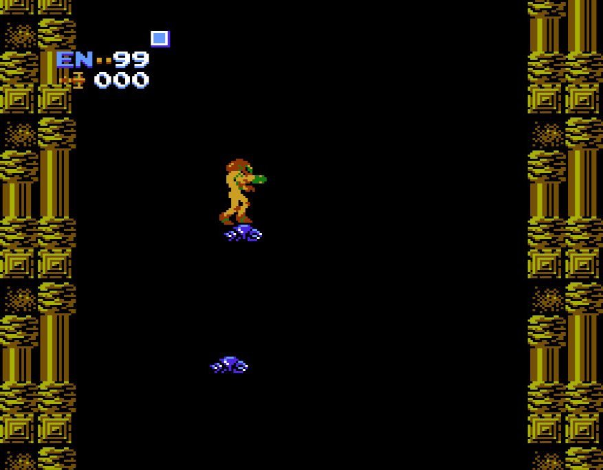 アイスビームで敵を凍らせて足場にする