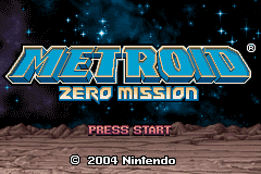 メトロイド ゼロミッション_タイトル画面