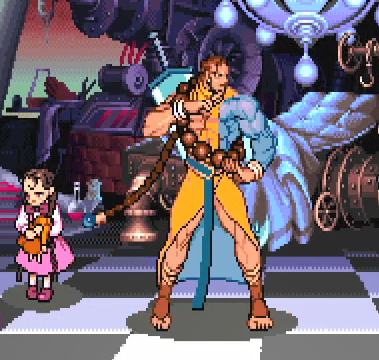 ヴァンパイアハンター_ドノヴァン_剣を背負ってる