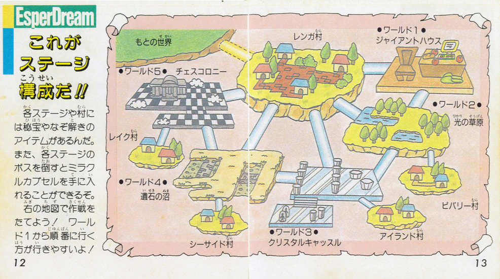 エスパードリーム_ワールド構成