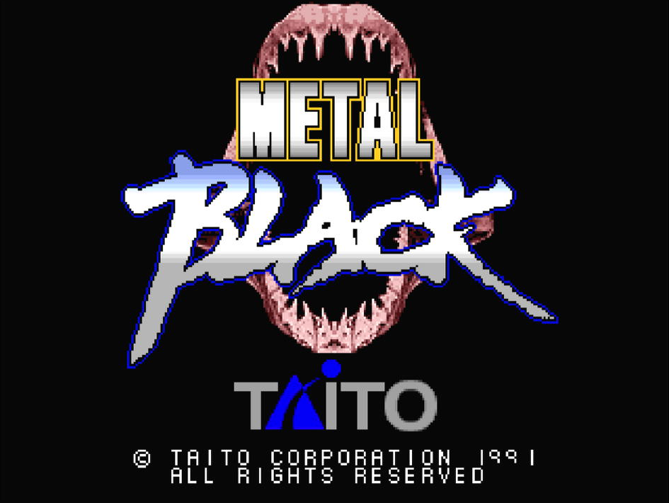 メタルブラック_タイトル画面